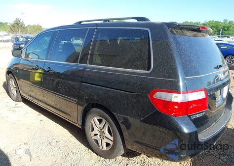2007 Honda Odyssey Ex-L из США, поврежденный, VIN 5FNRL387X7B030071